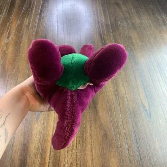 Vintage Dakin Lyons Group Original Barney The Dinosaur plush Backyard Gang *READ